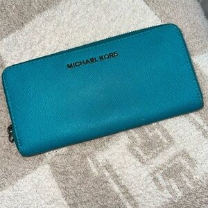 Michael Kors Blue Wallet